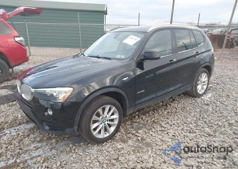 2015 BMW X3 xDrive28I z USA, uszkodzony, nr VIN 5UXWX9C53F0D51058